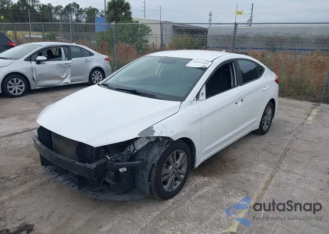 2018 Hyundai Elantra Sel из США, поврежденный, VIN 5NPD84LF1JH323575